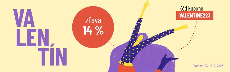 Valentíska zľava 13 % na všetko