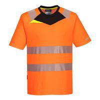 DX4 Hi-Vis tričko S/S, čierna/oranžová