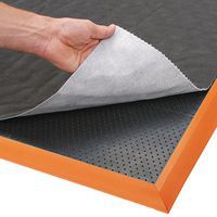 Sorb Stance™ absorpčná rohož, čierna/oranžová, 91 x 163 x 2,1 cm