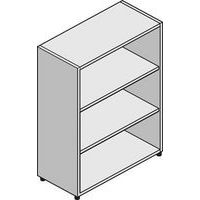 Stredná široká skriňa System, 131 x 86 x 45 cm, otvorená