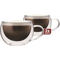 Sklenená termošálka Maxxo Cappucino 0,3 l