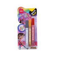 Lepidlo glitrové DELI STICK UP 3ks 12ml