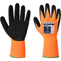 Rukavice Hi-Vis Grip Latex, čierna/oranžová