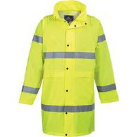 Hi-Vis nepremokavá bunda 100cm, žltá