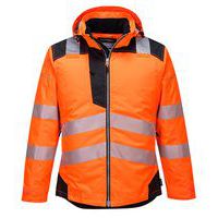 PW3 Hi-Vis Zimná bunda, čierna/oranžová