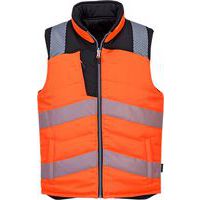 PW3 Hi-Vis obojstranná vesta, čierna/oranžová