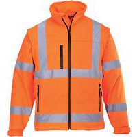 Vetrovka Hi-Vis Softshell, oranžová