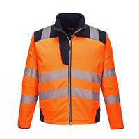 PW3 Hi-Vis Softshell bunda, modrá/oranžová