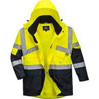 Vetrovka Hi-Vis 2 Tone, modrá/žltá