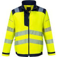 PW3 Hi-Vis Pracovná bunda, modrá/žltá