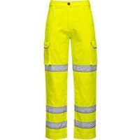 Dámske reflexné Hi-Vis nohavice, žltá