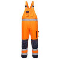 Nohavice na traky Dijon Hi-Vis, modrá/oranžová