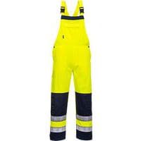 Nohavice na traky Hi-Vis Girona, modrá/žltá