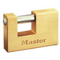 Obdĺžnikový visiaci zámok Master Lock pre všeobecnú ochranu 76mm