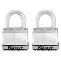 Set titánových visiacich zámkov Master Lock Excell 50mm, 2ks