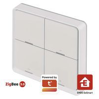 Prenosný ovládač scén GoSmart IP-2004ZW, ZigBee 3.0, 4-tlačidlový