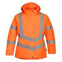 Dámska Hi-Vis Zimná Bunda, oranžová