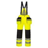 PW3 Hi-Vis zimné nohavice, čierna/žltá