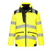 PW3 Hi-Vis 5 v 1 bunda, čierna/oranžová