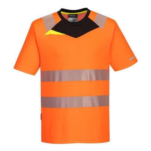 DX4 Hi-Vis tričko S/S, čierna/oranžová