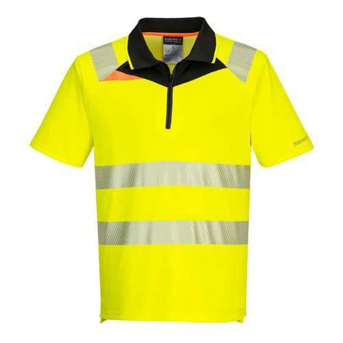 DX4 Hi-Vis Polo tričko S/S, čierna/oranžová