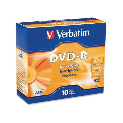 Verbatim DVD+-R/+-RW 4,7 GB 4-16x, AZO, 5 - 10 ks