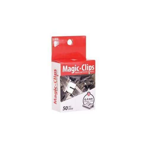 Kancelárske sponky Magic clips, 50 ks