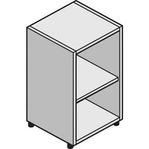 Nízka úzka skriňa System, 86 x 43 x 45 cm, otvorená