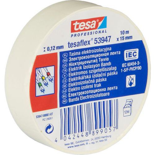 Elektroizolačné PVC pásky Tesa, šírka 15 mm