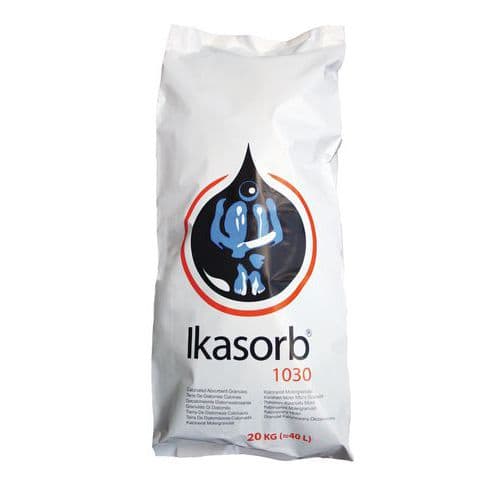 Sypký sorbent Ikasorb 1030, sorpčná kapacita 15,5 l, balenie 20 kg