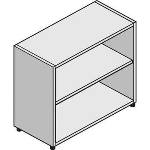 Stredná široká skriňa System, 86 x 86 x 45 cm, otvorená