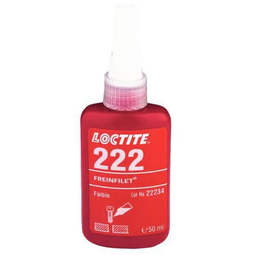 Zaisťovač závitov Loctite 222, 50 ml