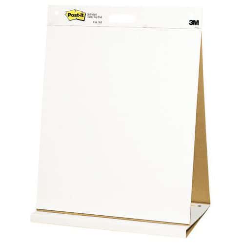 Samolepiace stolové flipchart Post it Table Top, 20 listov