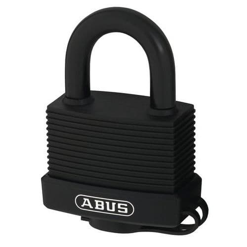 Visacie zámky Abus série 70 Marine, mosadz s PVC, 45 mm