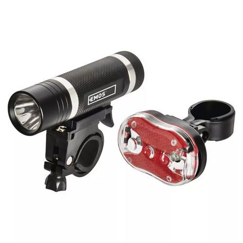 LED predné + zadné svietidlo na bicykel P3920, 150 lm