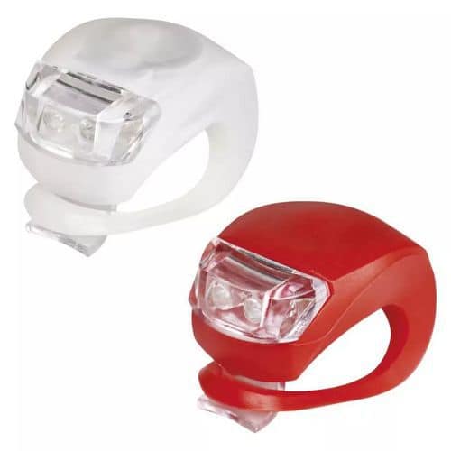 LED predné + zadné svietidlo na bicykel P3921, 10 lm