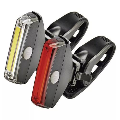 LED predné + zadné svietidlo na bicykel P3922, 22 lm