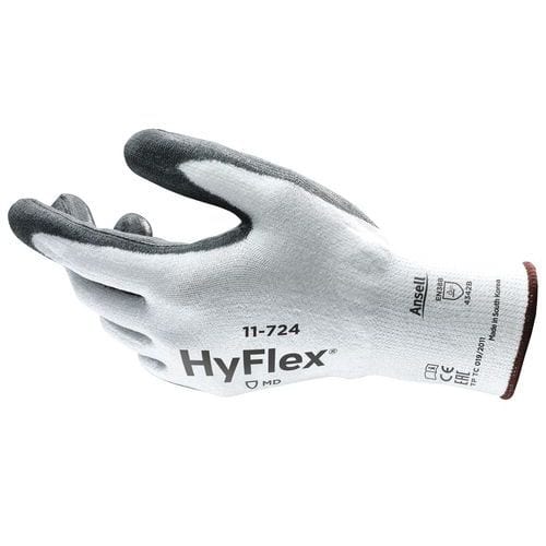 Pracovné rukavice Ansell HyFlex® 11-724 polomáčané v polyuretáne