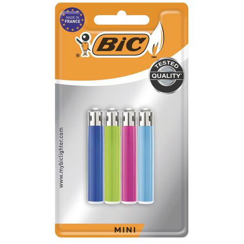 Sada plynových zapaľovačov BIC, 4 ks