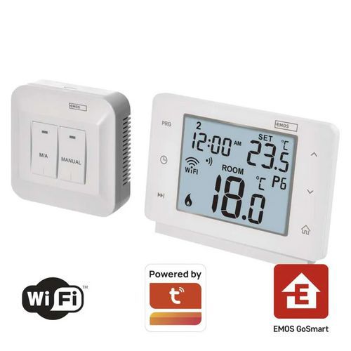 Izbový WiFi GoSmart termostat P56211, programovateľný, bezdrôtový