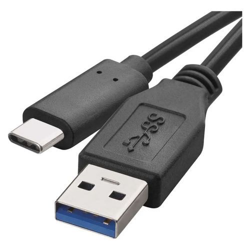 Rýchlonabíjací a dátový kábel, USB-A 3.0/USB-C 3.1, Quick Charge, 1 m, čierna