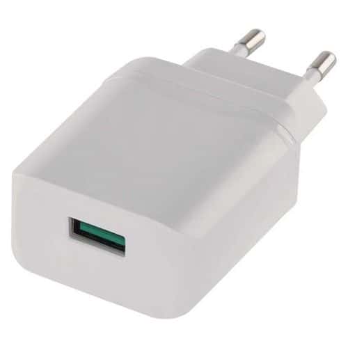 Univerzálny USB adaptér QUICK, do siete, 3A (18W) max.