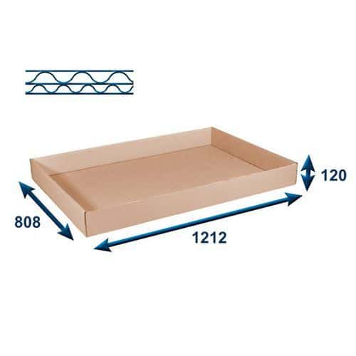 Skladacie veko pre EUROBOX, 1 212 x 808 x 120 mm, 5VVL