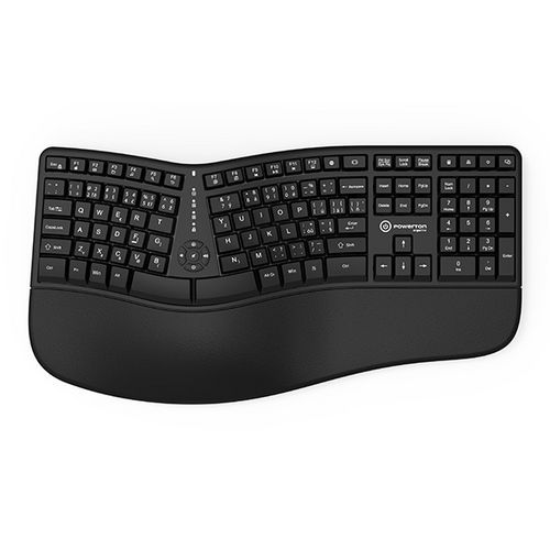 Ergonomické klávesnice Powerton Lana, čierna