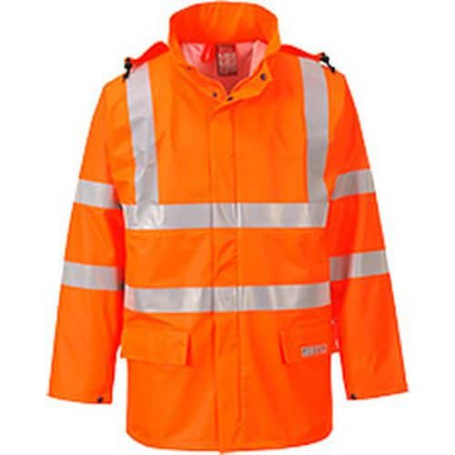 Nehorľavá Flame Sealtex Hi-Vis bunda, oranžová