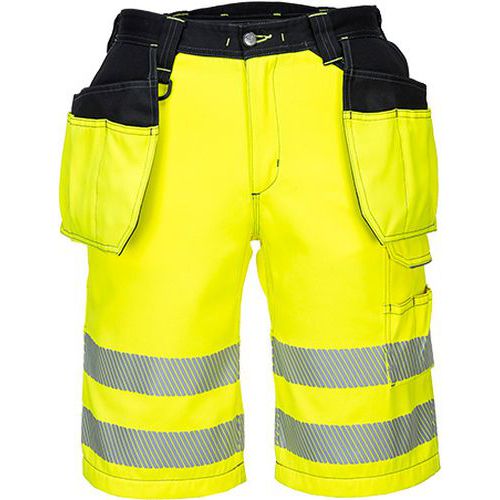 PW3 Hi-Vis Šortky, čierna/žltá