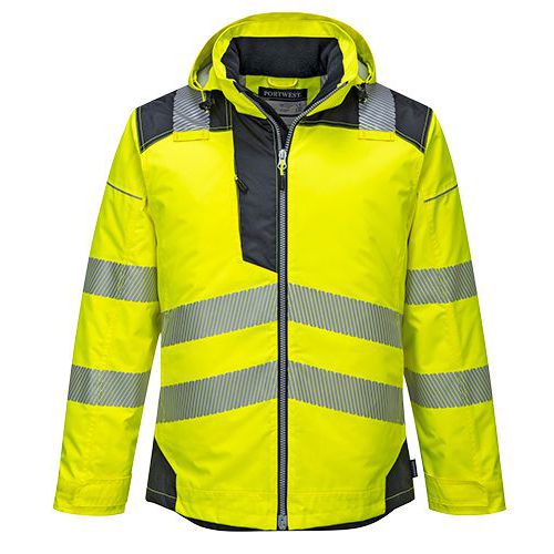 PW3 Hi-Vis Zimná bunda, čierna/žltá