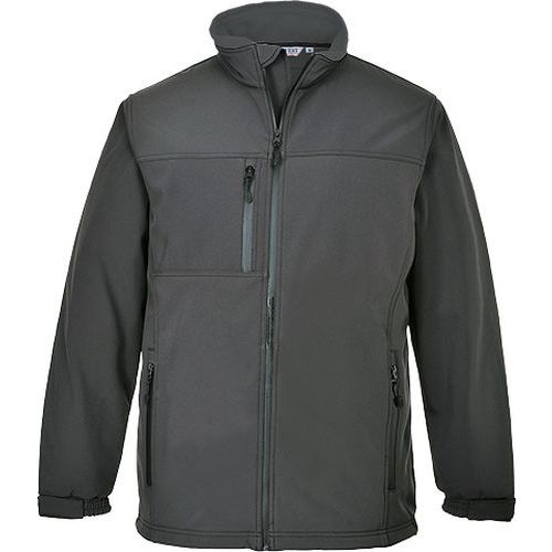 Vetrovka Softshell (3L), sivá