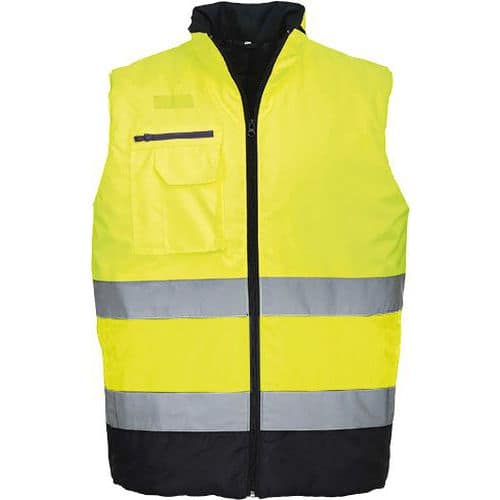 Hi-Vis Two Tone Vesta, modrá/žltá