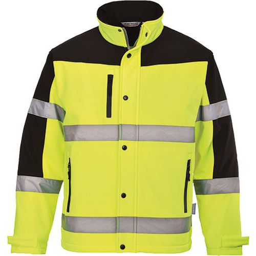 Vetrovka Softshell Two Tone, žltá